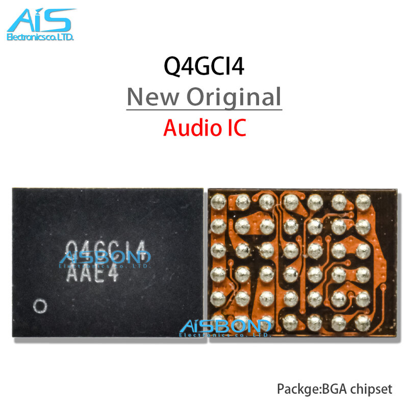 Chip ic de amplificación de códec de Audio, Q4GC14, Q4GCI4, Original, 5 unidades por lote