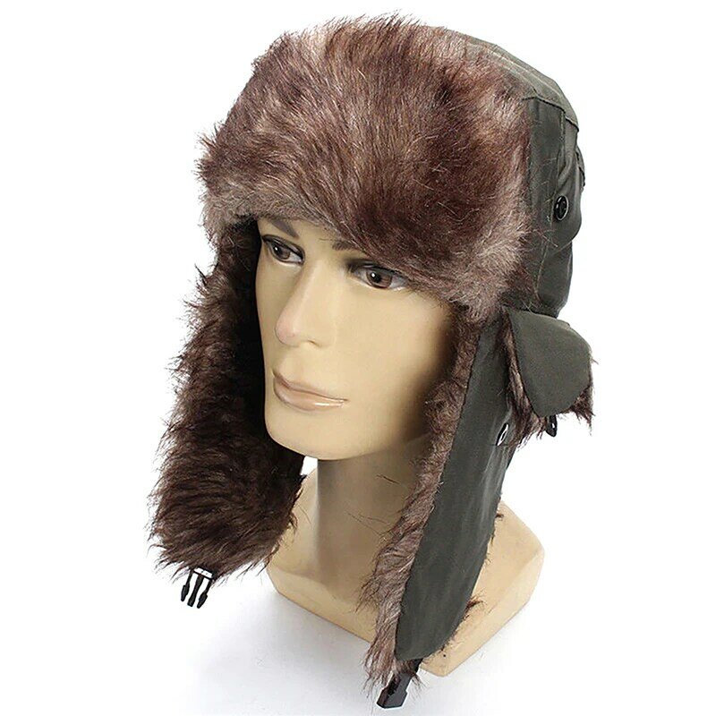 1pc Warm Trapper Aviator Trooper Earflap Winter Flaps Ski Hat New Mens Women Unisex Ear Protectors Earflap Cap