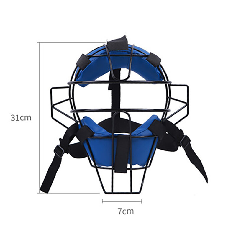Máscara facial de Softball, protector de cabeza de aleación ligera y duradero, protección facial para béisbol y Softball