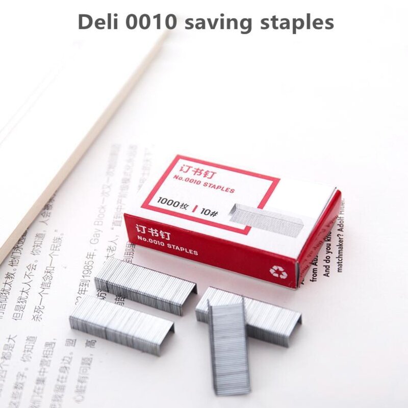 0010 10# Staples Set Steel Staple for Stapler Binder Stationery Office School Binding Supplier nails　1000pcs
