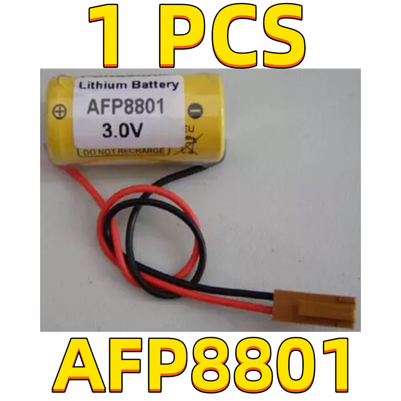 1 шт. новый оригинальный FANUC AFP8801 для PANASONIC BR-2/3A 3V литиевая батарея с коричневым разъемом