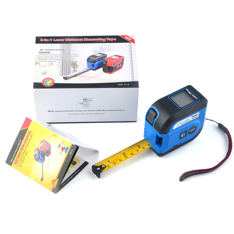 WINTAPE High Precision  Tape Measure 196ft Rechargeable  Measurement Tool Electronic Steel Tape Measure