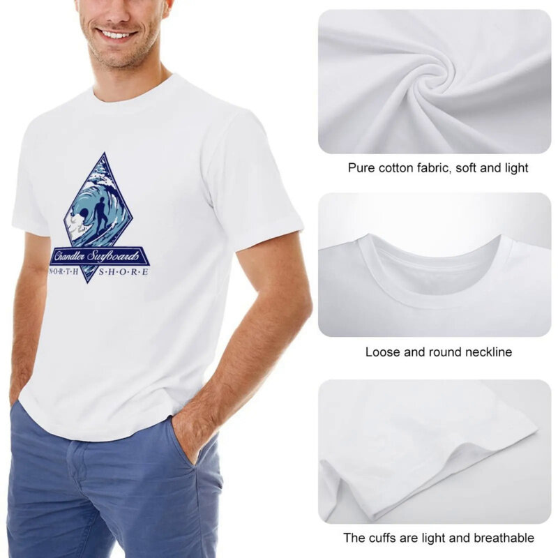 Humor Mode T-Shirt Chandler Surfbretter T-Shirt Neuauflage T-Shirt Grafiken T-Shirt leere T-Shirts Männer T-Shirts schwarz T-Shirt