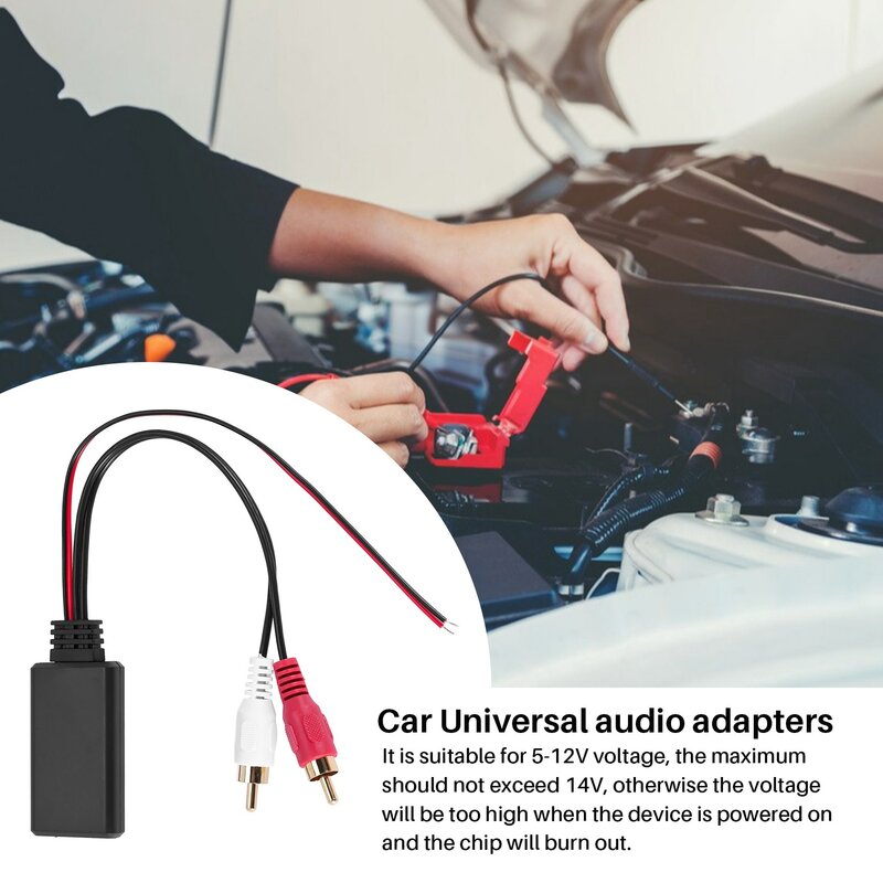 Adattatore musicale per modulo Bluetooth Wireless universale per auto cavo Audio Rca Aux