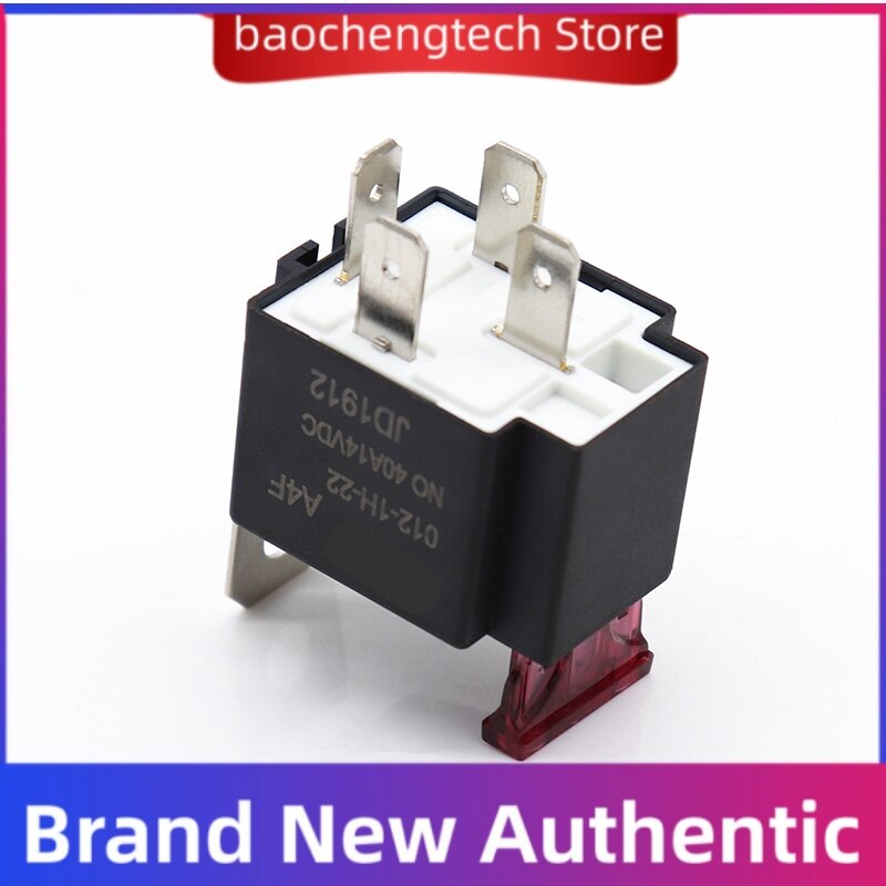40A Automotive Relay 12v24V with fuse and socket modificatio, headlights air conditioning, car relay all copper 4-pin 5-pin,