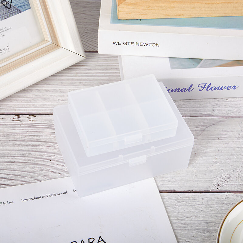 Kotak penyimpanan Flip Frosted kotak penyimpanan kartu kecil kotak penyimpanan kotak klasifikasi kotak penyimpanan perhiasan wadah wadah