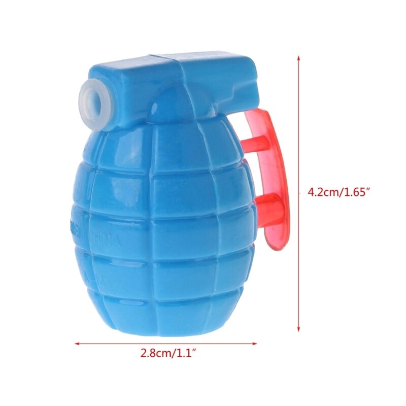 HUYU قنابل يدوية بلاستيكية على شكل مسدسات مياه صغيرة للأطفال هدايا حفلات أعياد الميلاد جديدة