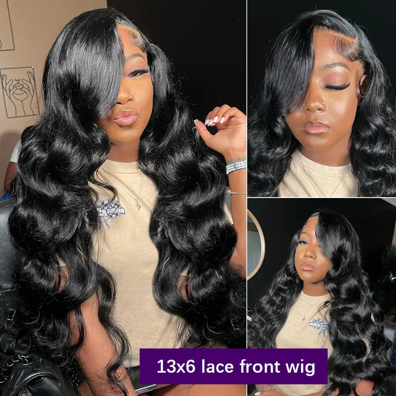 Wiggogo 40 Inch Body Wave Human Hair Wigs 13X6 Hd Lace Frontal Wig 13X4 Lace Front Human Hair Wigs 4X4 5X5 Hd Lace Closure Wig