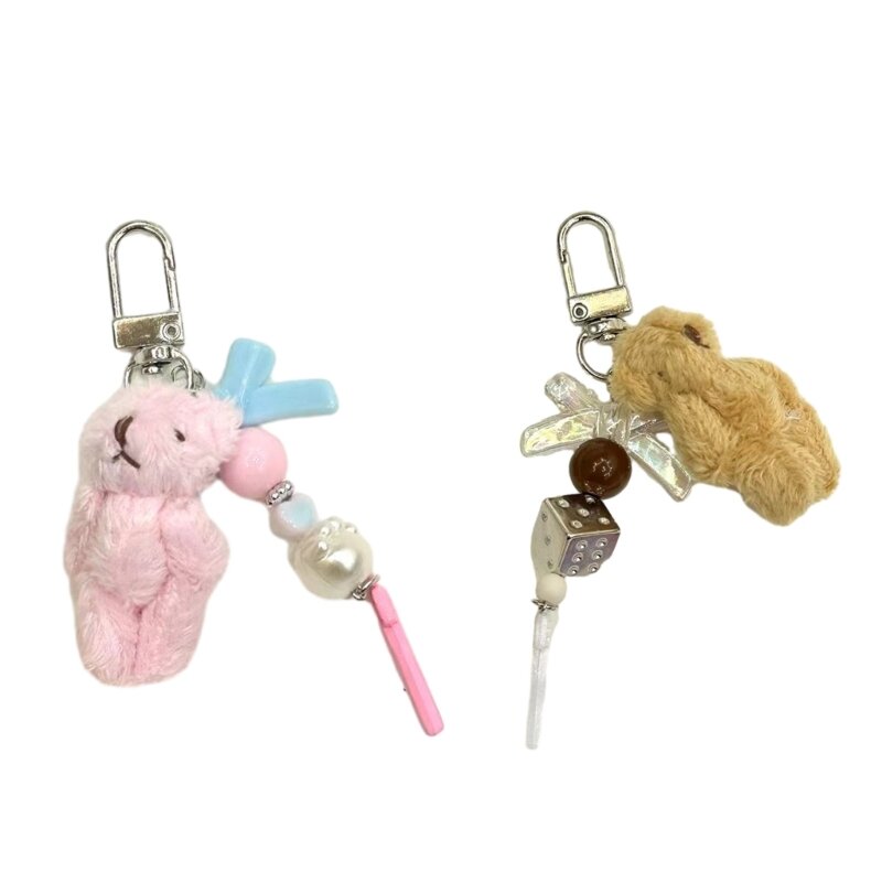 Animal Little Bear Keys Chain Backpack Pendant for Birthday Christmas Party Gift Dropship