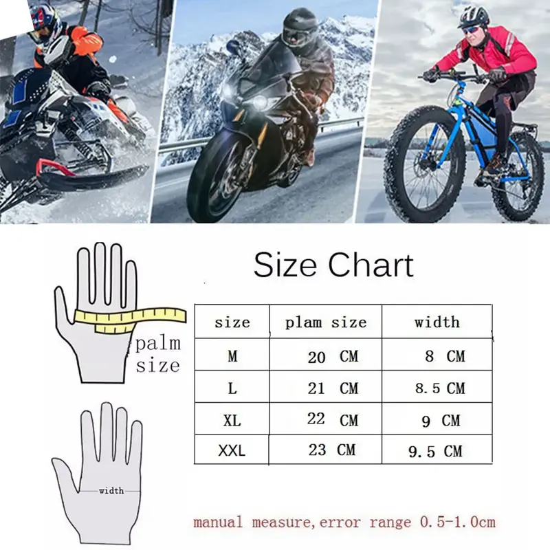 Professional Motorcycle Gloves Red White Off-road Racing Motos Drop Resistance Outdoor Luvas Black suvs full long style