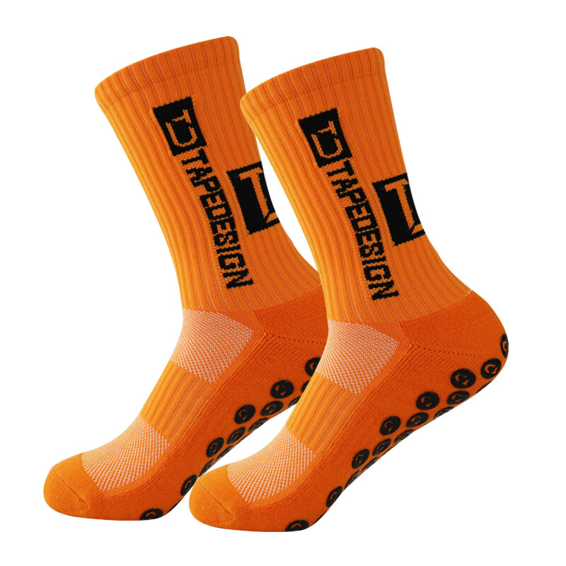 Нескользящие футбольные носки для мужчин и женщин, Нескользящие футбольные баскетбольные теннисные Спортивные носки с рукояткой, велосипедные носки для верховой езды 38-45