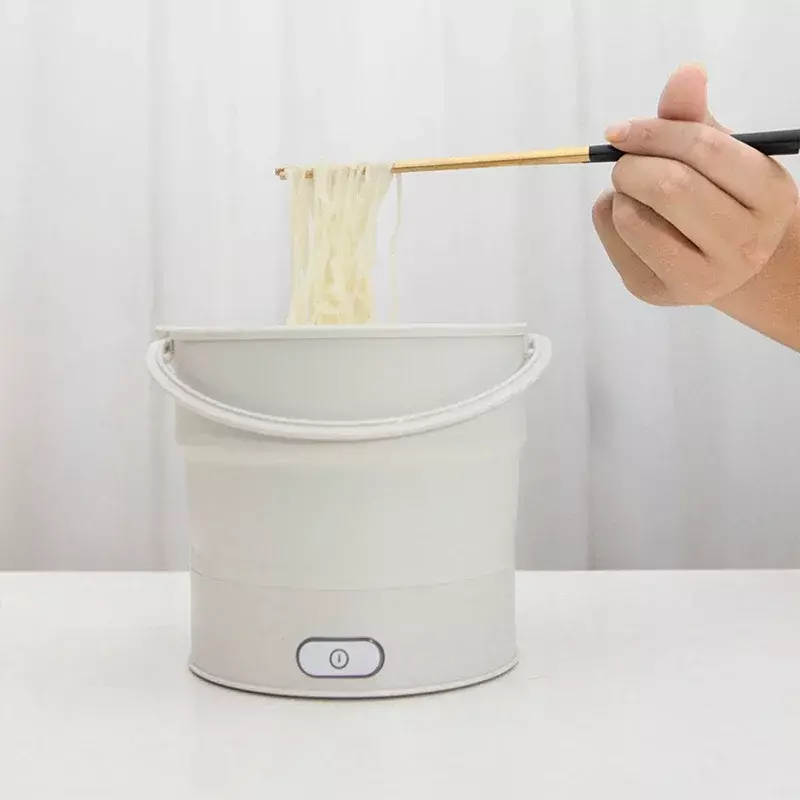 Mini Opvouwbare Elektrische Kookplaat Multifunctionele Hot Pot Voedsel Stomer Kookmachine Voor Slaapzaal Noodle Cooker 110V/220V