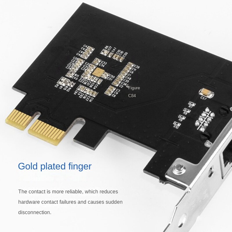 Gaming Gaming Port 2.5G Gigabit LAN Card Desktop Built-In PCIE Gigabit LAN Port RTL8125PXE Multi-Function LAN Card