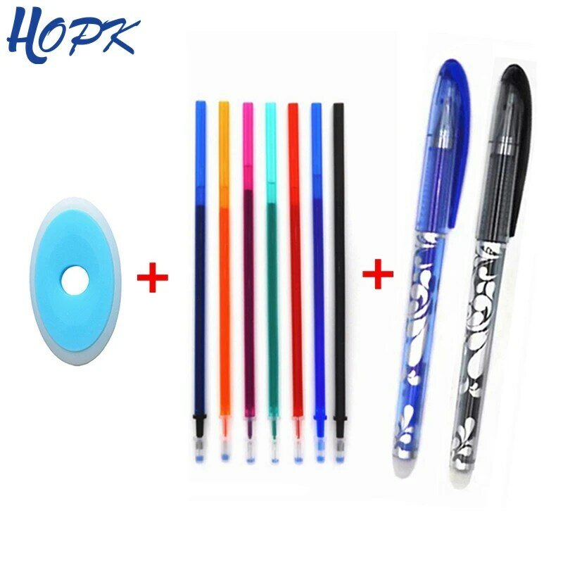 Uitwisbare Pen 0.5Mm Blauw Zwart Kleur Inkt Schrijven Gel Pennen Wasbare Handvat Voor School Kantoorbenodigdheden Supplies