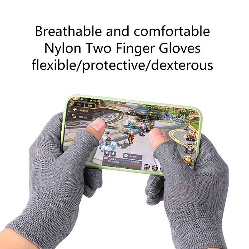 Весенне-летние перчатки, волшебные перчатки с двумя пальцами для сенсорного экрана, Стрейчевые одноразмерные солнцезащитные перчатки для вождения со смартфона