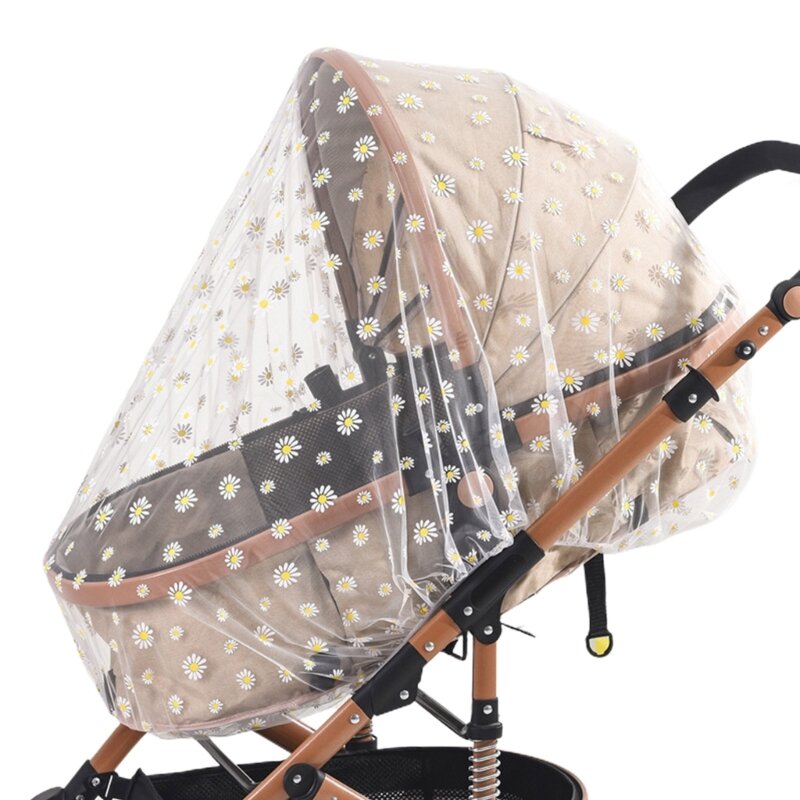 Jaring nyamuk Universal untuk kereta dorong bayi, jaring Kereta Bayi, jaring serangga, penutup pelindung terik matahari untuk kursi dorong