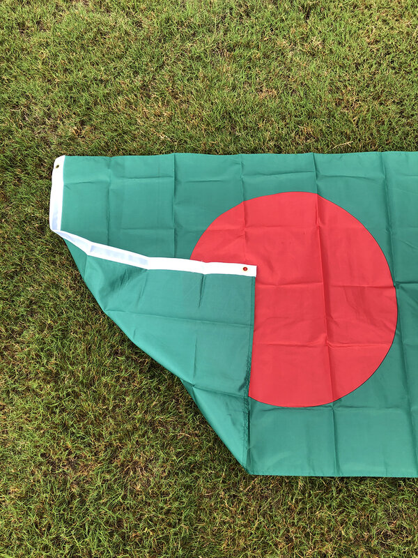 Bandeira do poliéster da bandeira do céu para a decoração home, a república popular de Bangladesh, bandeira pendurada, 90x150cm