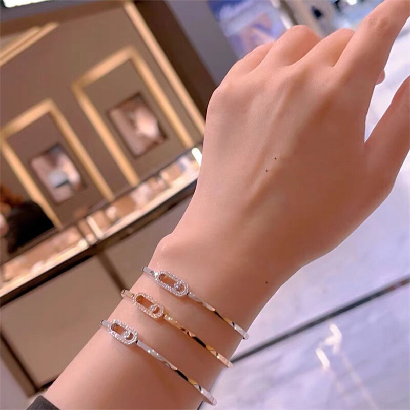2024 heiß verkaufen Luxus Zirkon Damen Armband, Top Französisch Klassiker Move Uno High-End-Geschenk Mädchen Armband, S925 Armband