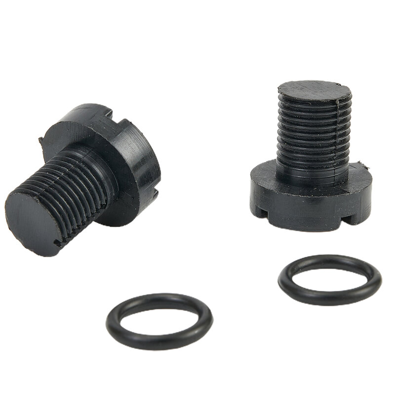Tool Radiator Breather Valve Bolt Radiator 2pcs ABS+Rubber Black Breather Car Accessories Practical Valve Bolts