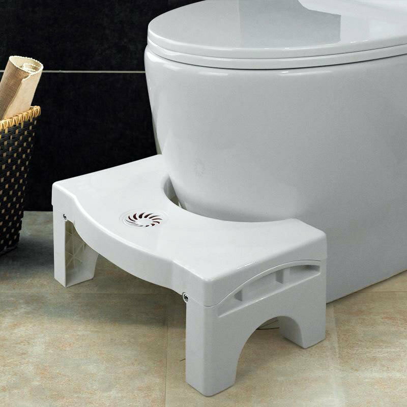 Squatting toalete stool antiderrapante banheiro ajudante assistente pé assento alivia constipação pilhas em forma de u
