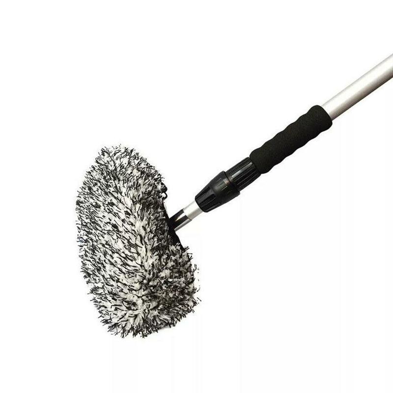 Cobertura de pano de substituição para carro Long Handle Brush Head Car Wash Brush Plush Mop Brush Cover 1pc Car Cleaning Car Acessórios