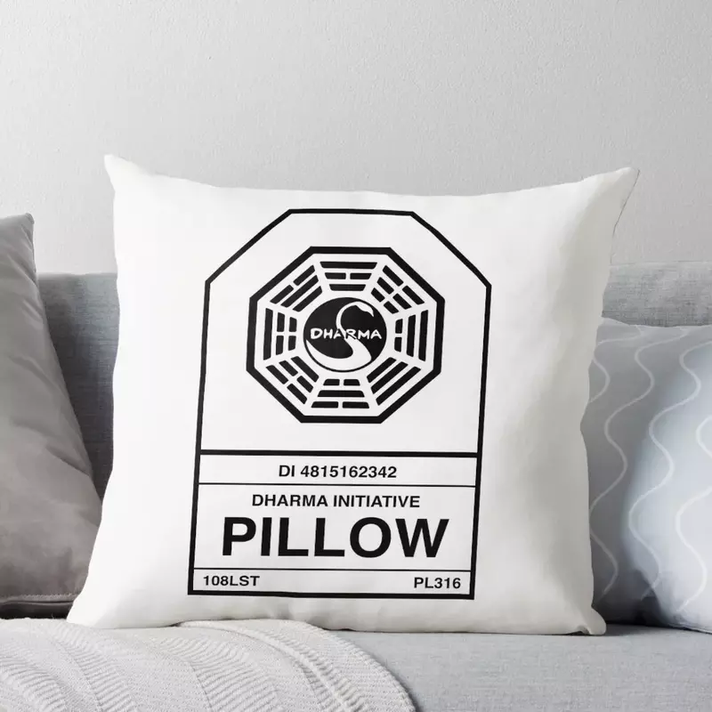 Dharma Initiative Pillow Throw Pillow cuscini per divani federe per cuscini