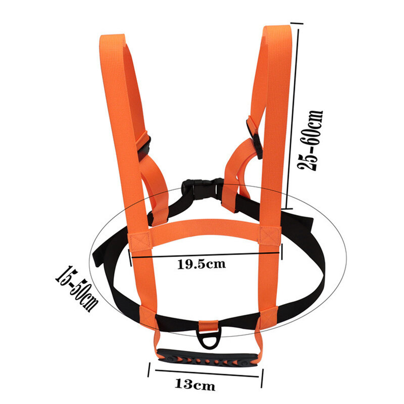 Adjustable Children Ski Training Belt Outdoor Winter Skiing Shoulder Belt Speed Control Skating Safety Traction Harness Rope