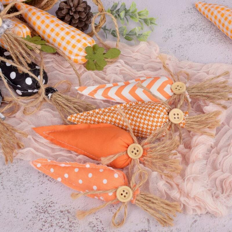 Bela manta Páscoa tecido cenoura, cena rabanete, decoração festiva do feriado, alta qualidade