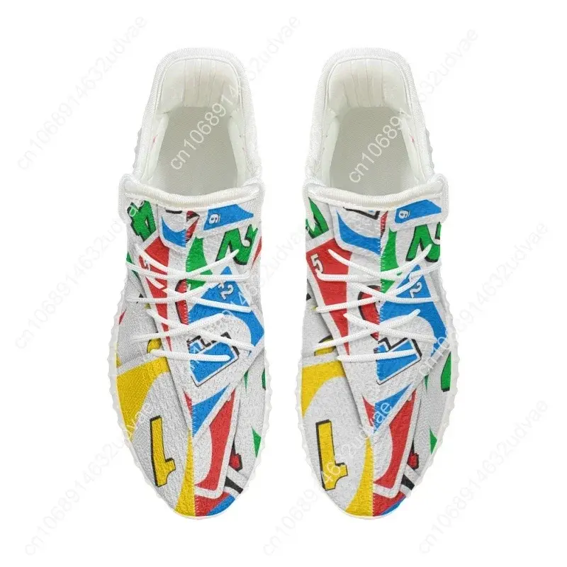 Zapatillas deportivas informales para hombre y mujer, zapatos de punto transpirables con estampado Subliminal, hechos a medida