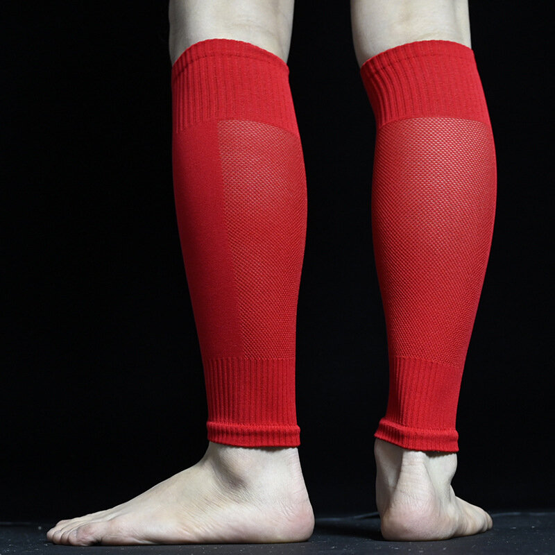Coussinets de jambe de tibia pour hommes et femmes, chaussettes de football, manches de sport, couverture de course, nouveau