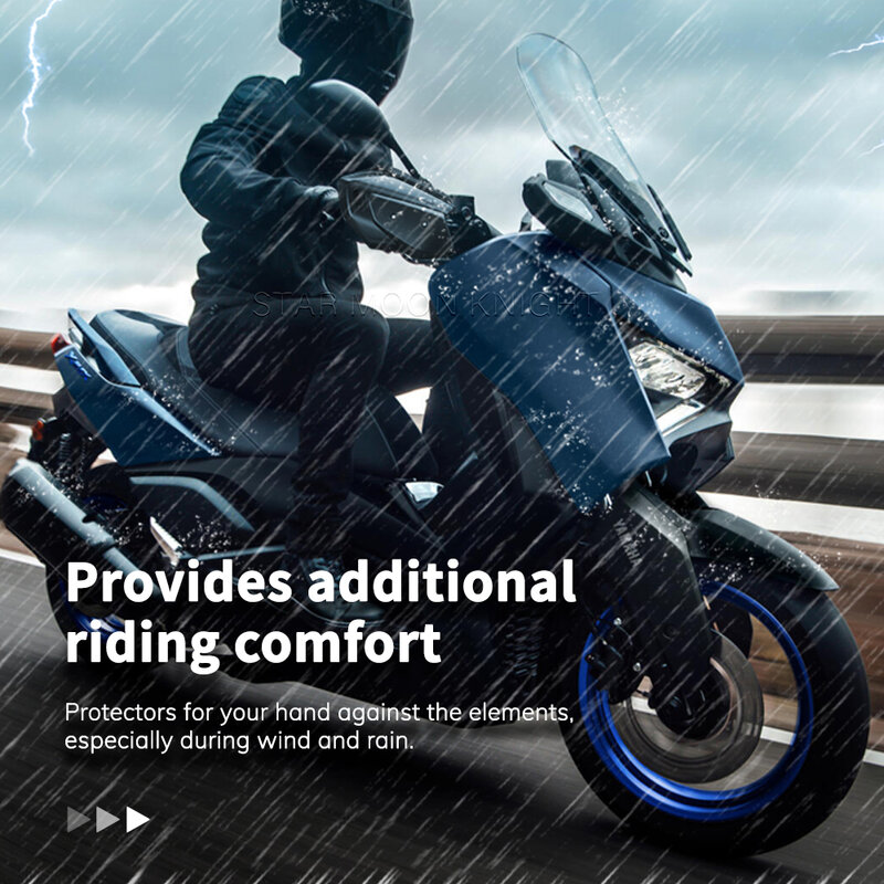 Motocicleta Handguard Shield, Mão Guarda Protector, pára-brisa, Knuckle Visor, YAMAHA XMAX 300, 2023- X MAX X-MAX, Acessórios de motocicleta