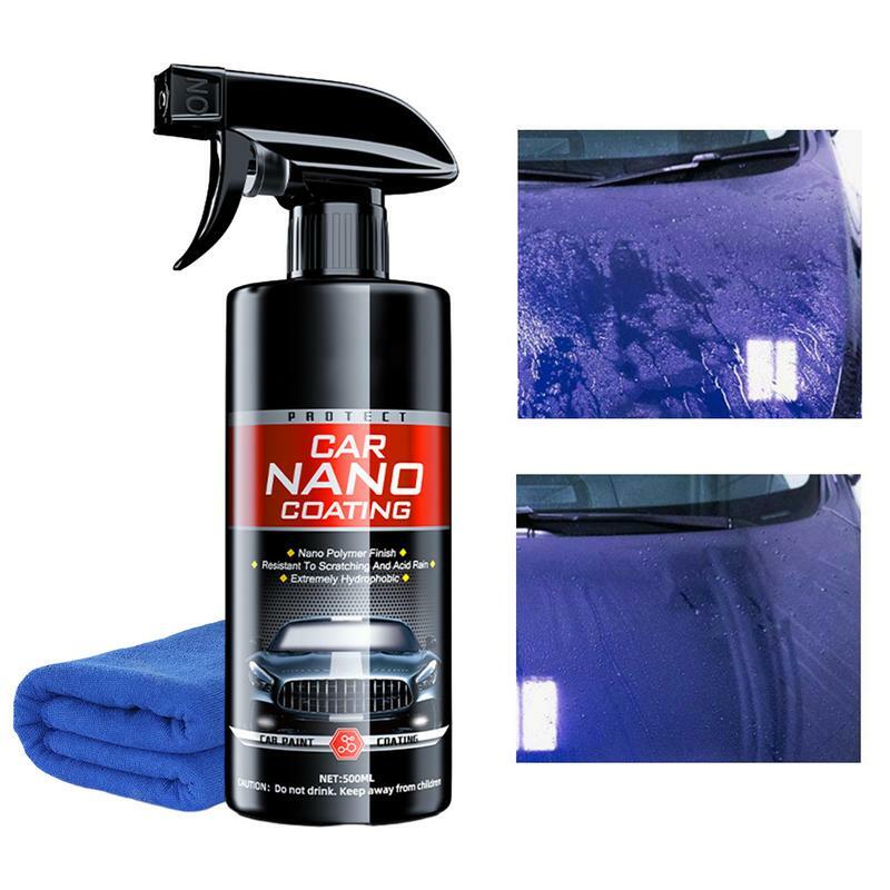 Spray de revestimento rápido de alta proteção, Nano Spray multifuncional, Agente de revestimento cerâmico para carro, Arranhão Fino Rápido
