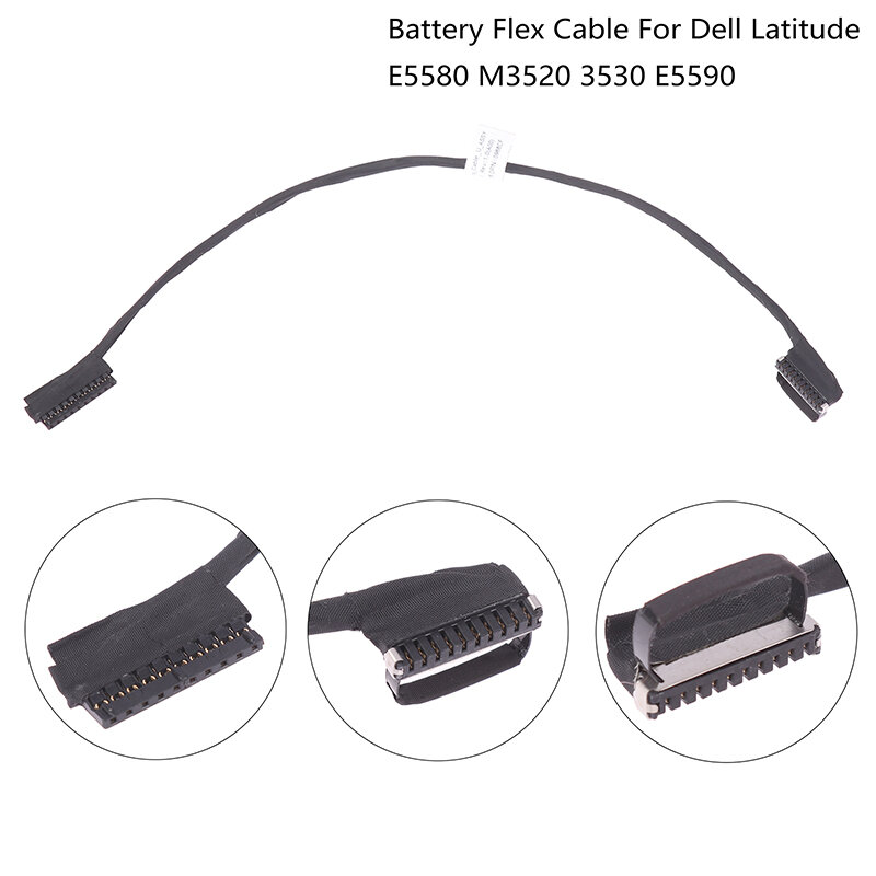 Cabo Flex da bateria para o portátil, linha do conector, E5580, M3520, 3530, E5590, DC02002NY00, 0968CF