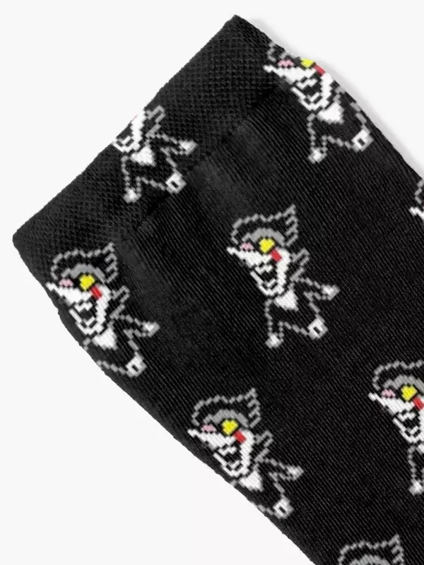 Spamton-calcetines de compresión antideslizantes para hombre y mujer, medias de fútbol en movimiento, Pixel