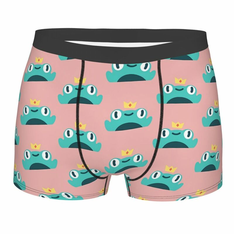 Frog Pet Lover B-Froggio Underpants Breathbale Panties Male Underwear Ventilate Shorts Boxer Briefs