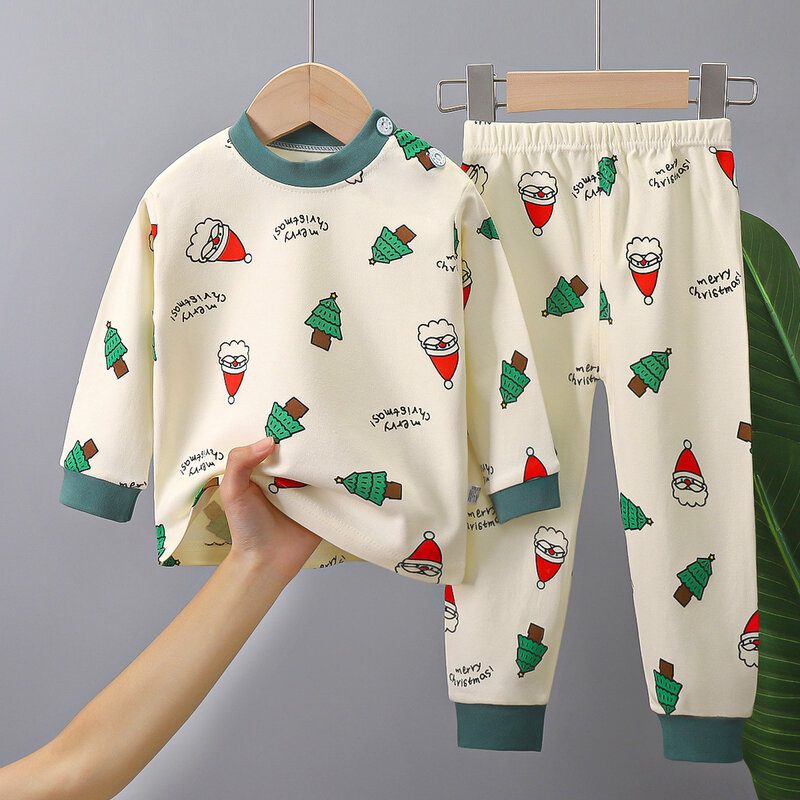 เสื้อผ้าเด็กทารก2Pcs ทารกแรกเกิดเด็กทารกเสื้อผ้าการ์ตูนฤดูใบไม้ร่วงฤดูหนาวการ์ตูน Cotton เสื้อเด็กเสื้อผ้าเด็กชุดยาว-แขนยาว