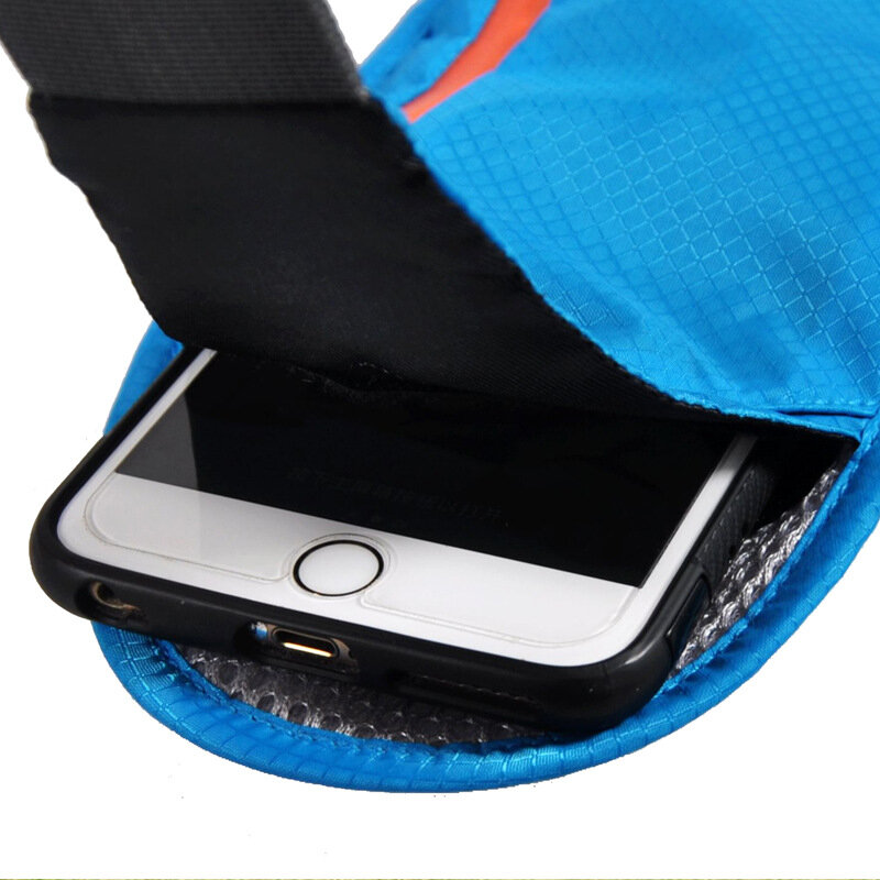 YoReAi-Nylon Tecido Outdoor Sports Phone Bag, Close-fitting, Anti-roubo Belt Bags, Invisible Maratona Correndo Mochila