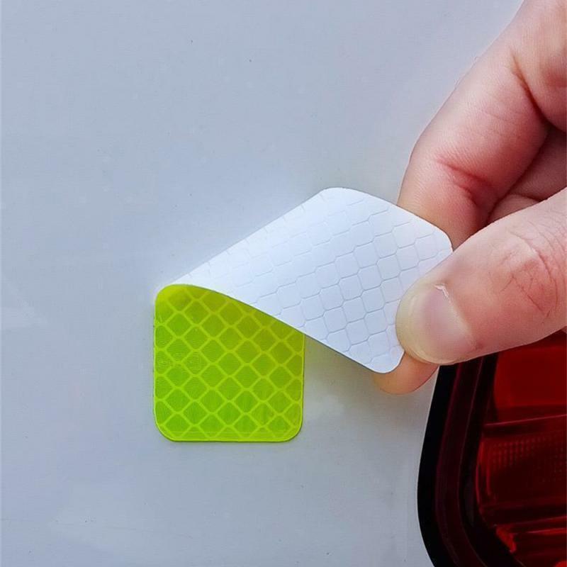 1~10PCS Car Bumper Reflective Stickers Reflective Warning Strip Secure Reflector Stickers Decals