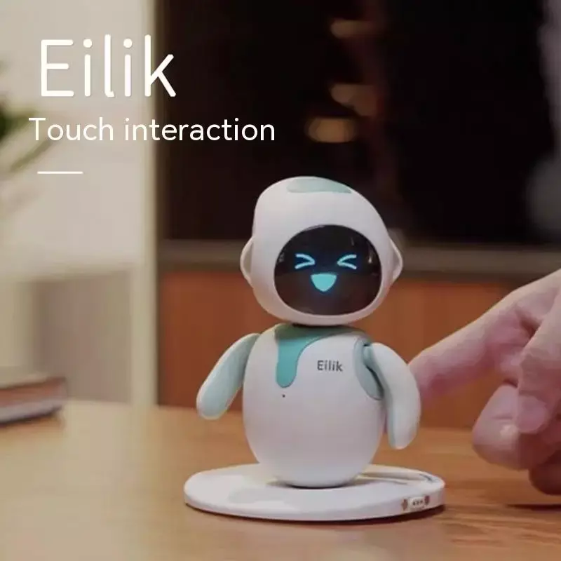 Eilik Robot listrik cerdas, mainan Robot elektronik edukatif Ai interaktif dengan suara Robot