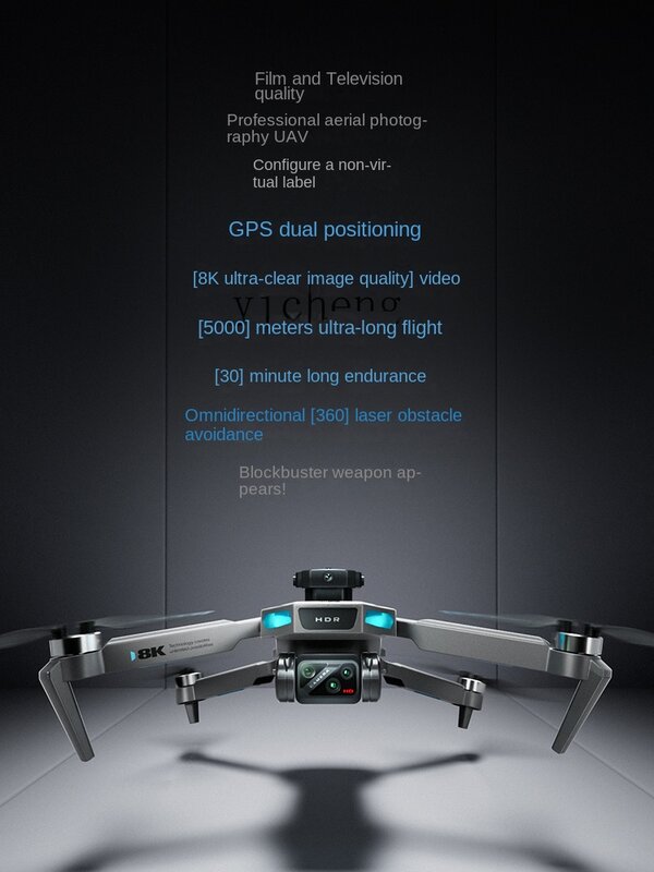 Avião pequeno controle remoto, Evitar obstáculos, Professional HD UAV, ZC 106Pro