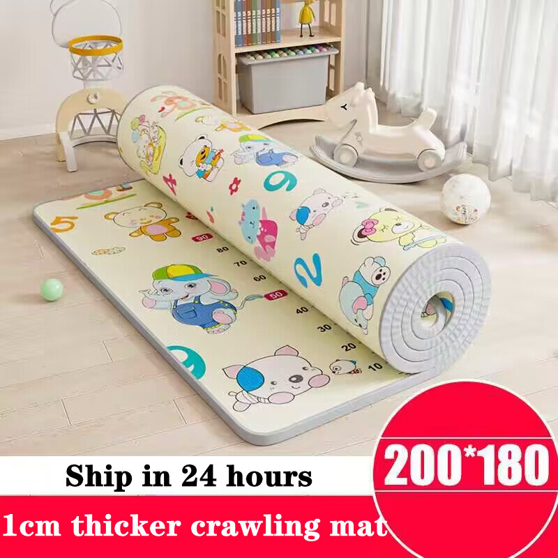 Maty do zabawy dla dzieci letnie nowe zabawki EPE 1cm/0.5cm dla dzieci dywanik cała mata rozwijająca matę pokoju podkładka do pełzania bezpieczeństwa dziecięce dywany
