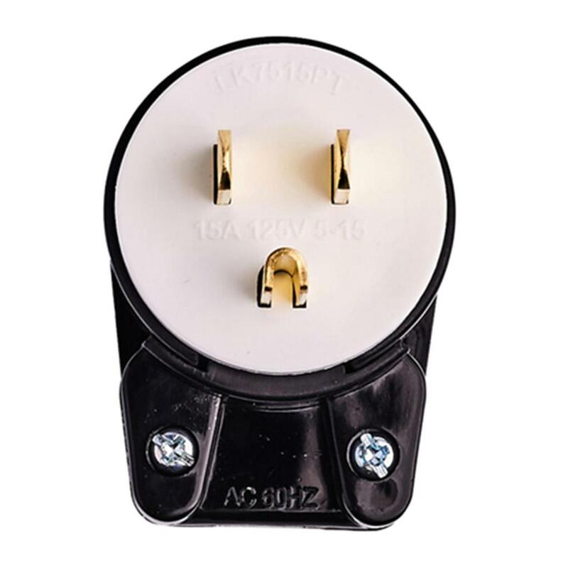 NEMA L5-15P Lock Electrical Plug 15A 125V Connector Adapter Grounding For. .