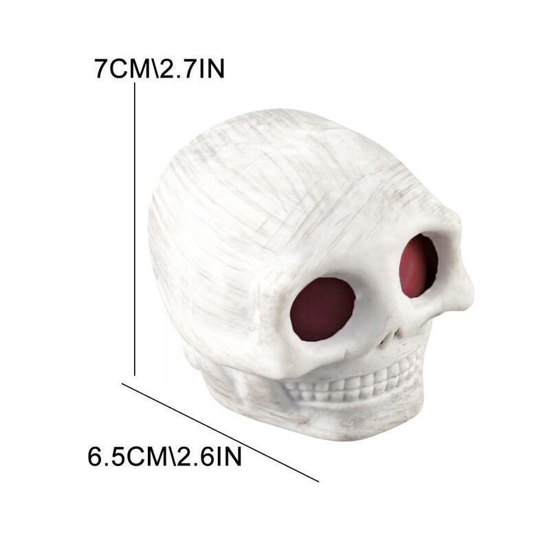 Halloween bola do crânio, mochi bat squeeze brinquedos, halloween acessórios do partido, esqueleto, saco de enchimento, c7i7