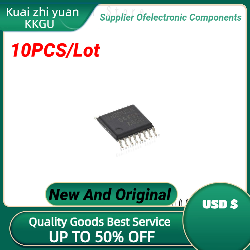 Chipset IC, nuevo y Original, ULN2003APW, TSSOP16, ULN2003AP, ULN2003A, TSSOP-16, 2003, 10 unidades por lote