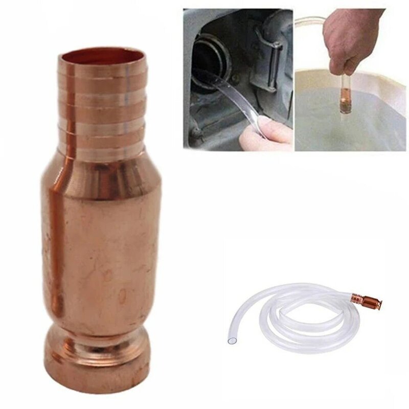 Conector de sifón Universal, agitador de tubería de aceite, relleno de cobre