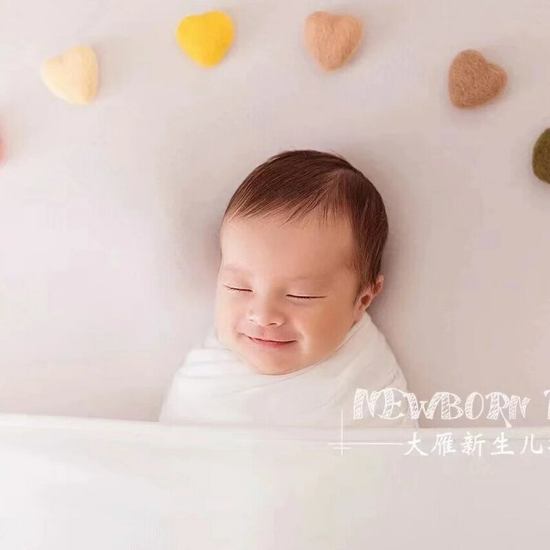 Bawełniane nowonarodzone Jersey Wrap Stretch Baby pozowanie nowonarodzone rekwizyty do fotografii warstwy akcesoria fotograficzne dziecka
