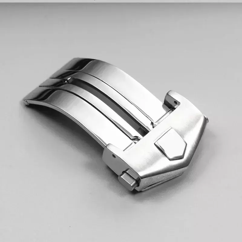 18 20mm akcesoria do zegarków dla TAG HEUER Carrera seria pasek męski zegarek ze stali nierdzewnej motylkowa klamra prawdziwej skóry męskiej
