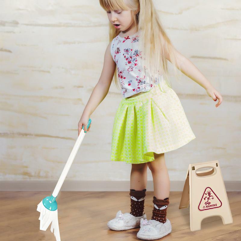 Zestaw do czyszczenia zestaw zabawek higienicznych dla chłopców dziewczynek 3 + zestaw do czyszczenia wózka urządzenia do oczyszczania do zabawy w domu