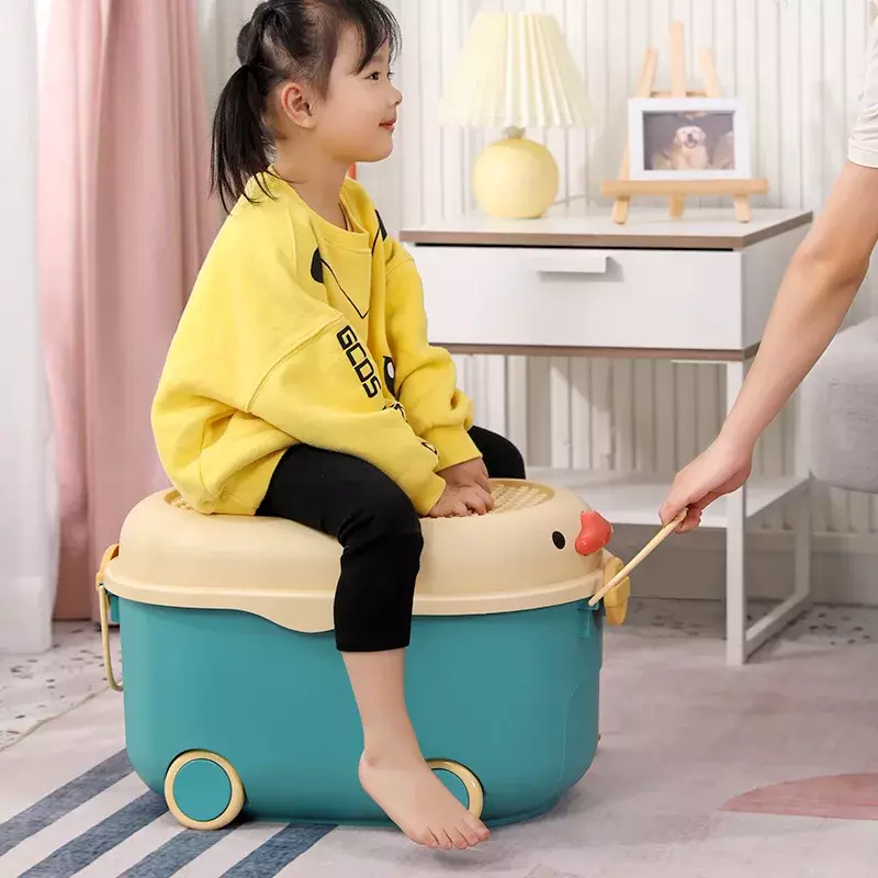 Aufbewahrung koffer für Kinderspiel zeug Kunststoff-Snack-Aufbewahrung sbox mit großer Kapazität