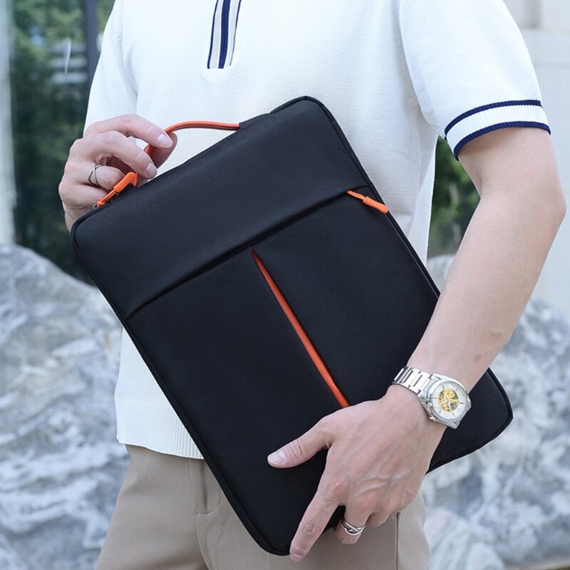 Protective Bag Handbag Notebook Sleeve for 13.3 14.1 15.4 15.6inch Computer Ultra-slim Protable Splashproof Laptop Case
